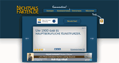 Desktop Screenshot of nichtsalsfakten.de
